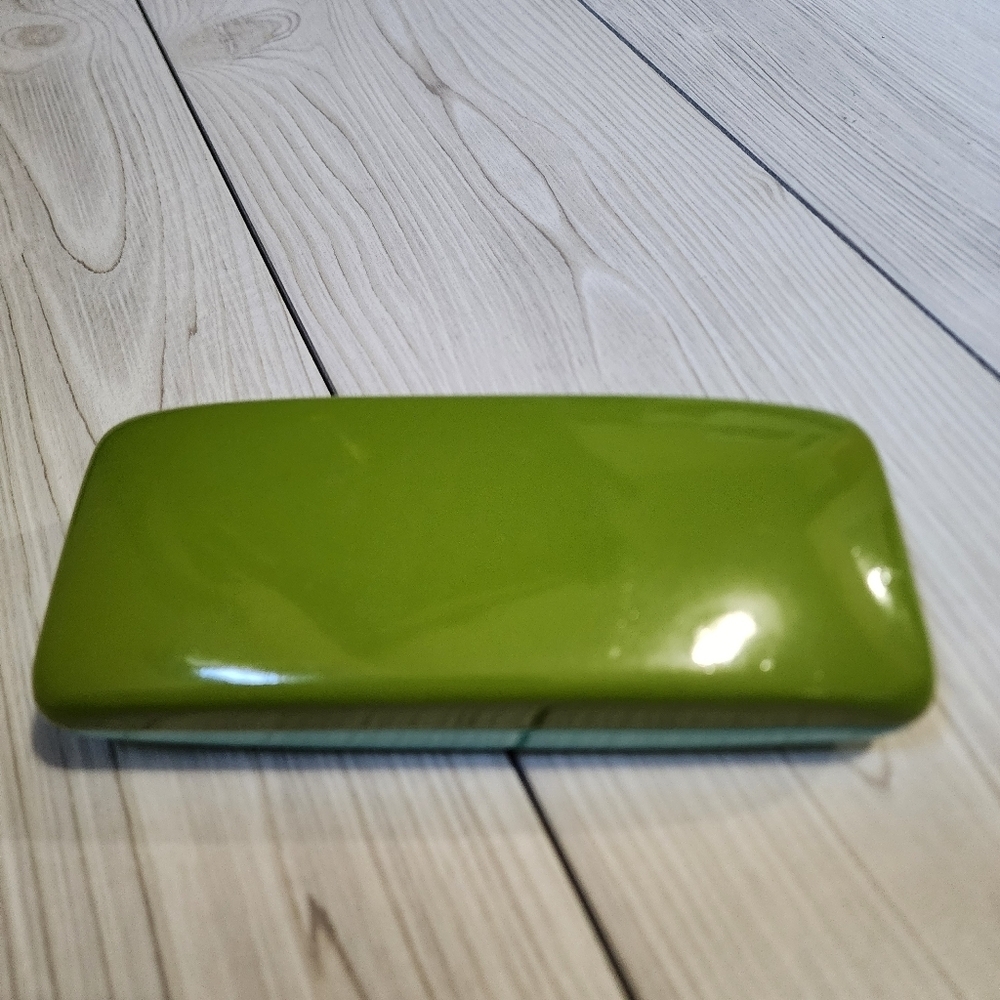 Kate Spade Turquoise Blue and Green Eyeglass Hard Case - Picture 2 of 7